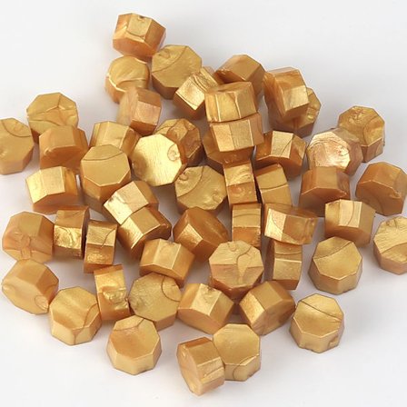 Voksforsegling, 500g ca. 1620 stykker åttekantformede voksperler