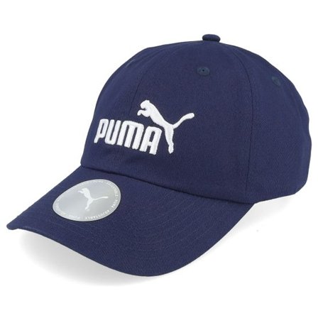 Puma - Blå unconstructed Keps - Essential Cap Blue Dad Cap @ Hatstore