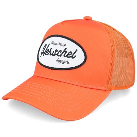 Herschel - Naranja trucker Gorra - Whaler Tall Mesh Gas Station Cap Flame A-Frame Trucker @ Hatstore