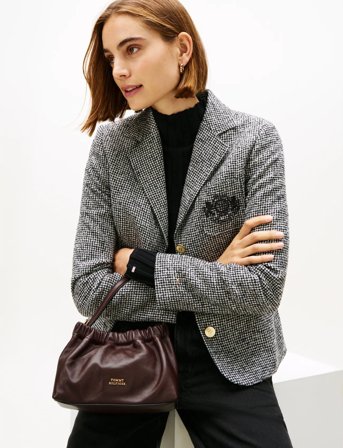 Tommy Hilfiger Soft Leather Mini Crossover - Brown - ONE SIZE