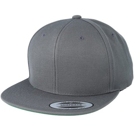 Yupoong - Gris snapback Gorra - Classic Dark Grey Snapback @ Hatstore