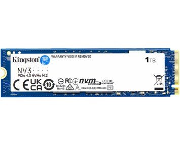 Kingston-NV3 Gen 4 M.2 SSD 1TB-NV3 Gen 4 M.2 SSD med 1 TB kapasitet-Computer components-SSD M.2/PCIe