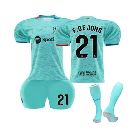 (2023/24 FC Barcelona tredje tröja #21 F.De Jong set red,37