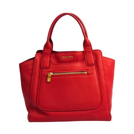 Miu Miu Pre-owned, Handbag Rood, Dames, Maat:ONE Size