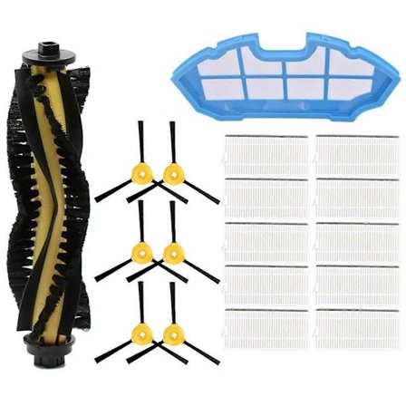 Sidoborste, rullborste, Hepa- och primärfilter för EXCELLENCE 990 för Deebot N79S N79 RoboVac 11 11C