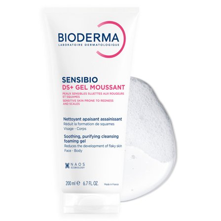 BIODERMA Sensibio DS+ Moussant Gel Detergente lenitivo e purificante 200ml - Gel detergente viso