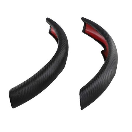 För /Y Rattöverdrag Ultratunt Special Ratt Bildelar Kolfibermönster Svart