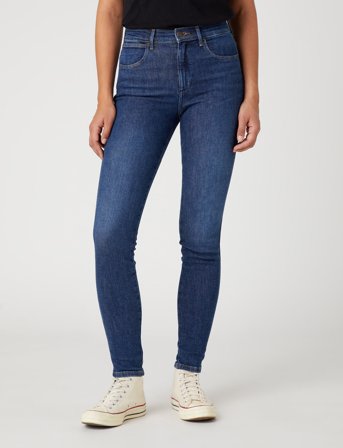Wrangler High Rise Skinny - Blue - 40 x 32