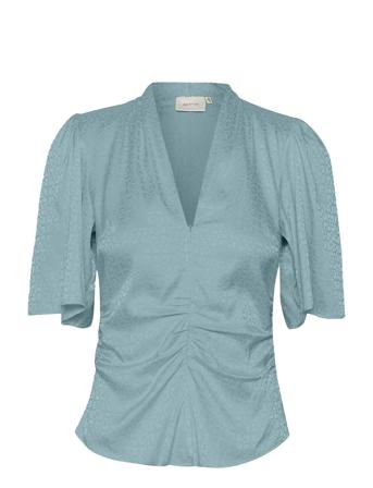Brinagz Ss Blouse Blue Gestuz