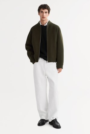 Soft Goat - Men's Chunky crewneck - Kashmirtröja herr - XL - Black