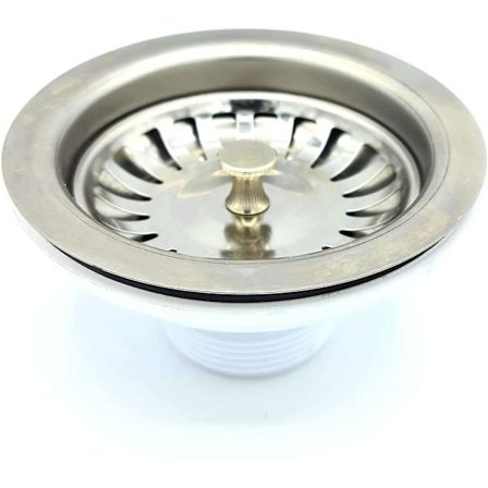 115 mm rustfri stål si-kurv, kompatibel med køkkenvask afløbsbakke