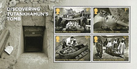 England 2022 - Tutankhamon - Postfrisk miniark