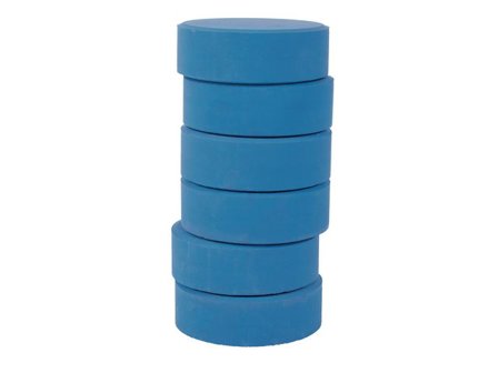 PLAYBOX Färgpuckar 57mm, blå 6/fp - Lyreco - Skola och förskola - Målarfärg och tillbehör - Färgblock