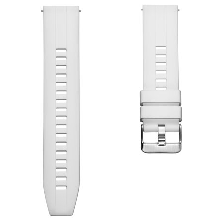 Bracelets de montre de sport en silicone blanc 20 mm pour hommes - Bracelets de montres
