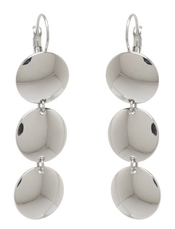 Capri Hook Earring Silver Silver Bud To Rose