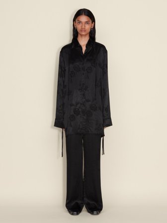 Holzweiler Pom Jaquard Trousers - Black - Women's - XS