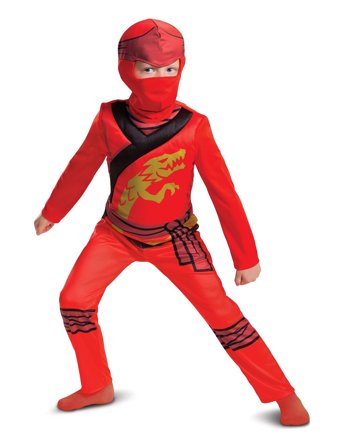 Disguise Kai Fancy Dress Intl - Red - 128