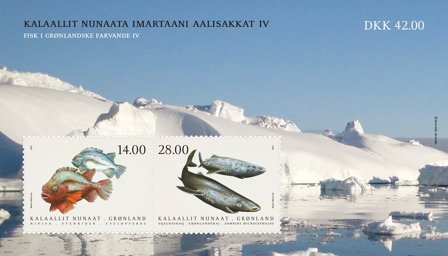 Grønland - Fisk 2021 - Postfrisk miniark