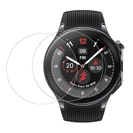 2 st Kompatibla med Oppo Watch X/OnePlus Watch 2 Skärmskydd Klar TPU Skärmfilm-Perfet