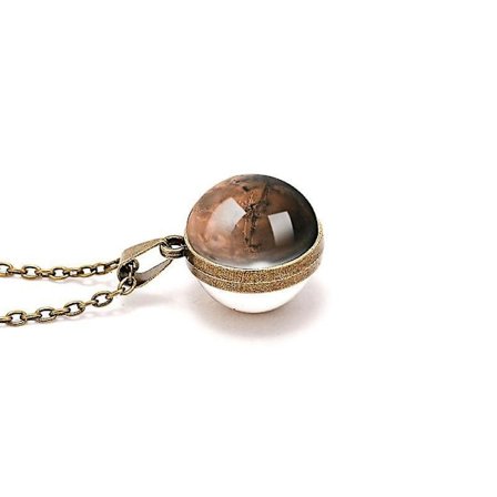 Halsband Choker Astronomi Mode Solsystem Galaxy Planet Pendant Charmig Ganska Utsökt Dubbel