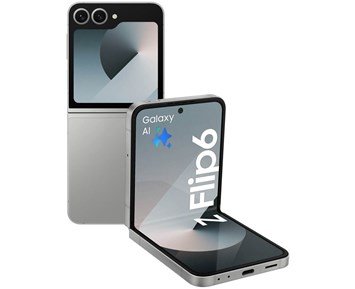Samsung Galaxzy Z Flip6 (256GB) - Silver - Fyndvara - Galaxy Z Flip6 – vikbar smartphone med Galaxy AI