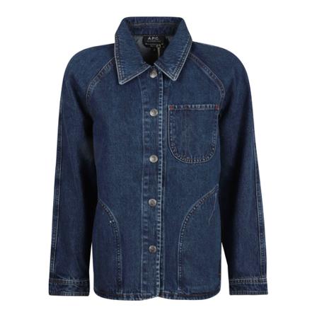 A.p.c. Shirts Blå, Dame Skjorter