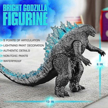 Dhrs 2021 Godzilla Actionfigur 30 cm Huvud Till Svans Actionfigur Leksaker För Pojkar Och Flickor G