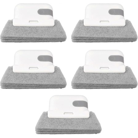 5 st Fönsterspår Rengöringsborste Skrapa Borste Fönster Litet Paket Borste Hushållsborste Skrapverktyg Skrapa Rengöringsborste