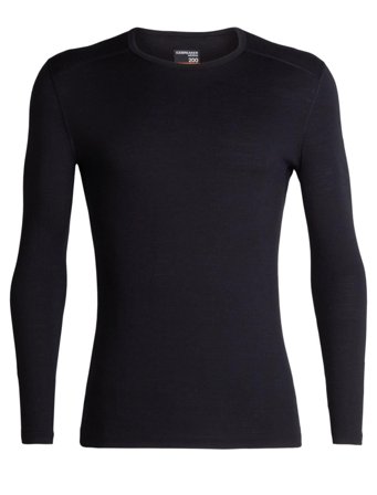 Icebreaker Mens 200 Oasis Svart