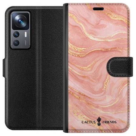 Yhteensopiva Lompakkokotelo Xiaomi Xiaomi 12T Pro Cactus and Friends – RoseGoldFlow