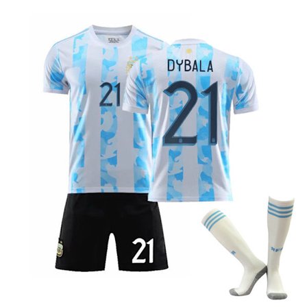 Ny Argentina-drakt 20-21 nr. 10 Messi hjemme og borte Neymar voksen og barns spilluniform