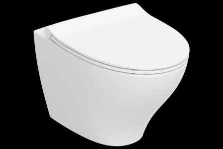 Ifö Spira Modern WC-skål rimfree, Soft Close-sete, Baderom
