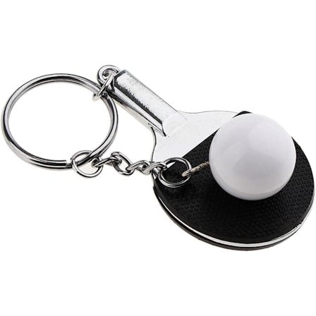 (Musta)Avaimenperä Pöytätennismaila Pallolla Pöytätennis/Ping Pong Tarvike
