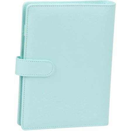 A5 Dagbok Perm Deksel Pu Lær Ringperm 6 Ringer Gjenfyllbar Notebook Perm