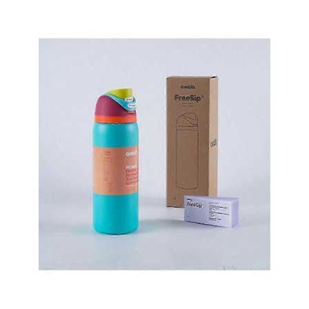 Owala FreeSip Eristetty Ruostumattomasta Teräksestä Valmistettu Juomapullo Pillillä - 32oz (958ML) Urheiluun, Matkustamiseen ja Kouluun