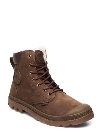 Pampa Sport Cuff Wps Snørestøvler Brun Palladium