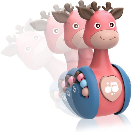 Baby leksak, bedårande giraff magetid leksak för nyfödda 3-12 månader