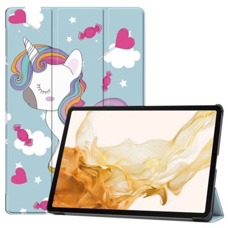 Slim Fit Cover Fodral Till Samsung Galaxy Tab S10+ (S10 Plus) - Unicorn