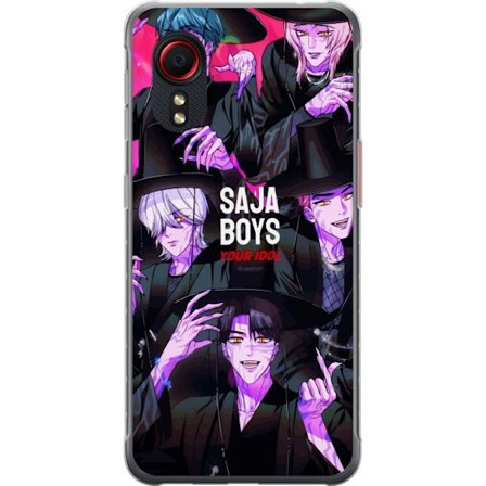 Kompatibelt Mobilskal till Samsung Samsung Galaxy Xcover 5 Kpop Demonjägare Saja Boys Mörk Idol Aura Lila Demonenergi