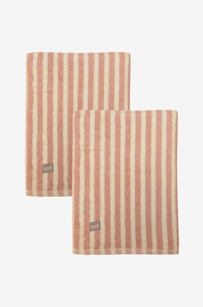 Redlunds - Brighton frotté 90x150 2-pakning - Rosa - Håndklær - 90X150 - Fra Homeroom