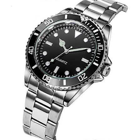 Høj kvalitet Herre Ur Mode Business Herre Ur Vandafvisende Universal Stål Bånd Legering Kvarts Ur