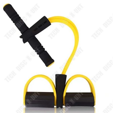 Elastisk motståndsmuskelexpanderare - TEKNISK RABATT - Gul - 3 meter - För fitness - Vuxen