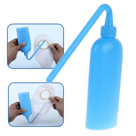 350 ml Stomi-lekkasjepose-skive Stomipose-rengjøringsflaske Vann B