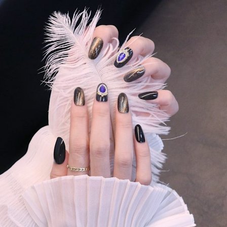 French Fake Nails Christmas False Nail SLY-529 SLY-529