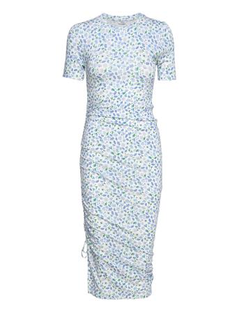 Enzoe Ss Dress Aop Fob 5329 Dresses Bodycon Dresses Sininen Envii