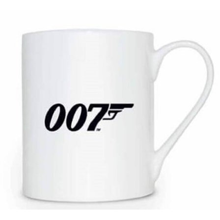 James Bond 007 Mugg i benporslin, en storlek, vit