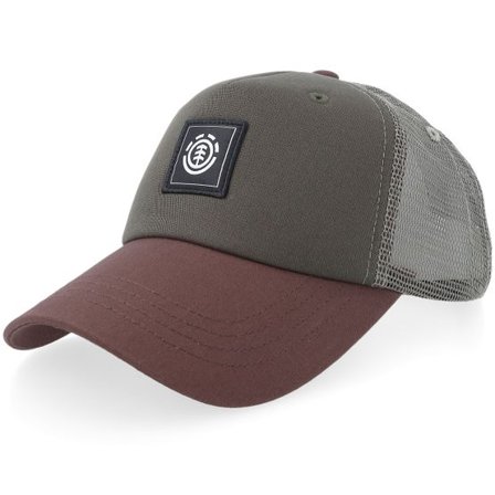 Element - Grön trucker Keps - Icon Mesh Cap Aluminum A-Frame Trucker @ Hatstore