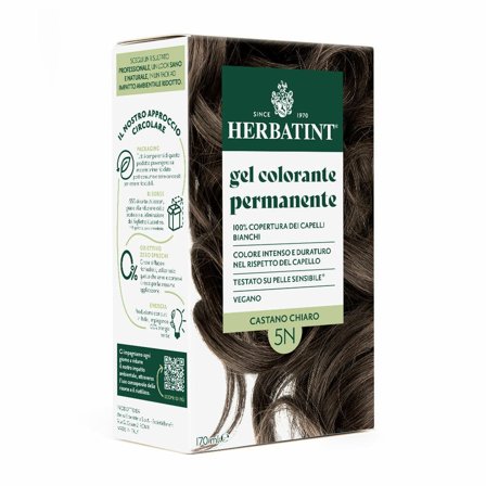 Herbatint Gel Colorante Permanente 5N Castano Chiaro 170ml