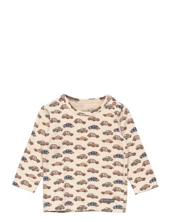 August - T-Shirt T-shirts Long-sleeved T-shirts Multi/mønstret Hust & Claire