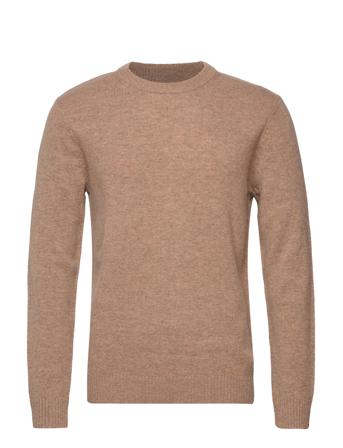 Jprlambswool Knit Crew Neck Ln Beige Jack & J S